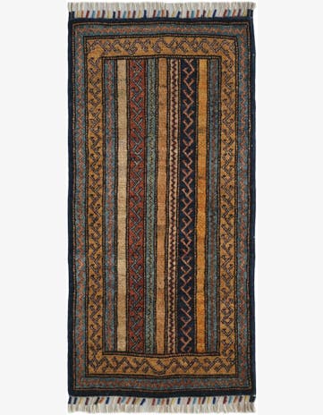 1' 8 x 3' 5 Hand Knotted Ariana Ziegler Rug