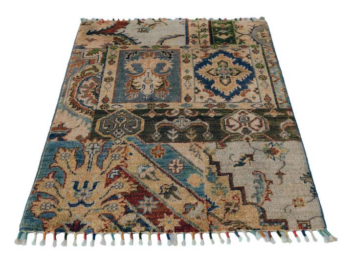 2' x 3' 1 Hand Knotted Ariana Ziegler Rug
