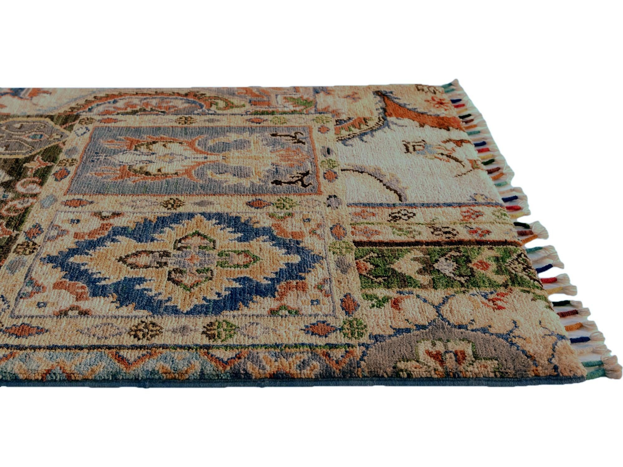 2' x 3' 1 Hand Knotted Ariana Ziegler Rug