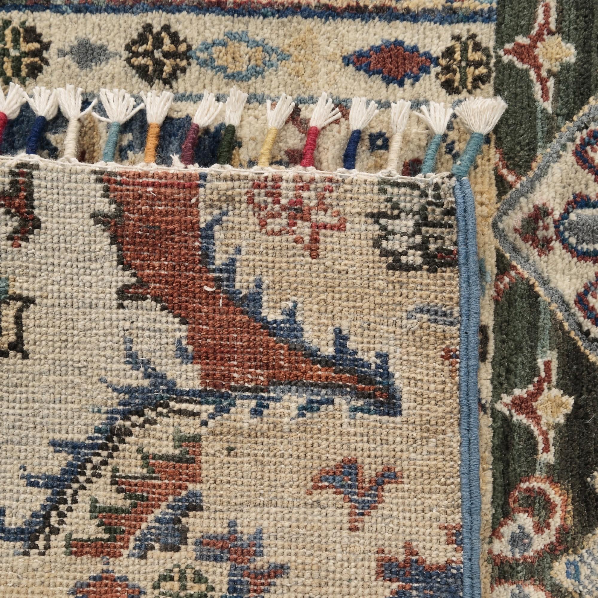 Detail image 12 of 12: 2' x 3' 1 Hand Knotted Ariana Ziegler Rug