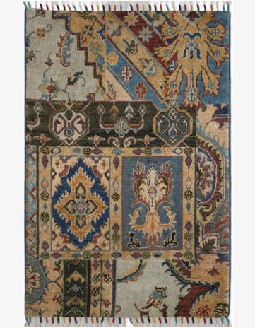 2' x 3' 1 Hand Knotted Ariana Ziegler Rug