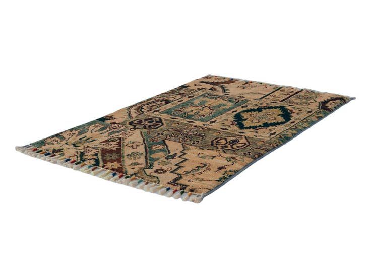 Detail image of 2' x 3' 1 Hand Knotted Ariana Ziegler Rug