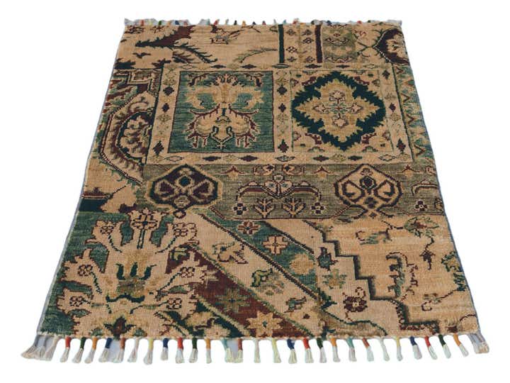 2' x 3' 1 Hand Knotted Ariana Ziegler Rug