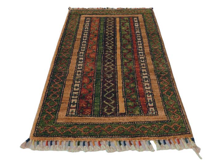 1' 8 x 3' 5 Hand Knotted Ariana Ziegler Rug