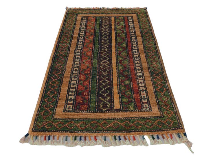 Detail image of 1' 8 x 3' 5 Hand Knotted Ariana Ziegler Rug