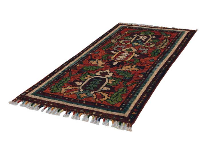 1' 7 x 3' 3 Hand Knotted Ariana Ziegler Rug