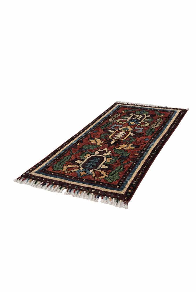 1' 7 x 3' 3 Hand Knotted Ariana Ziegler Rug