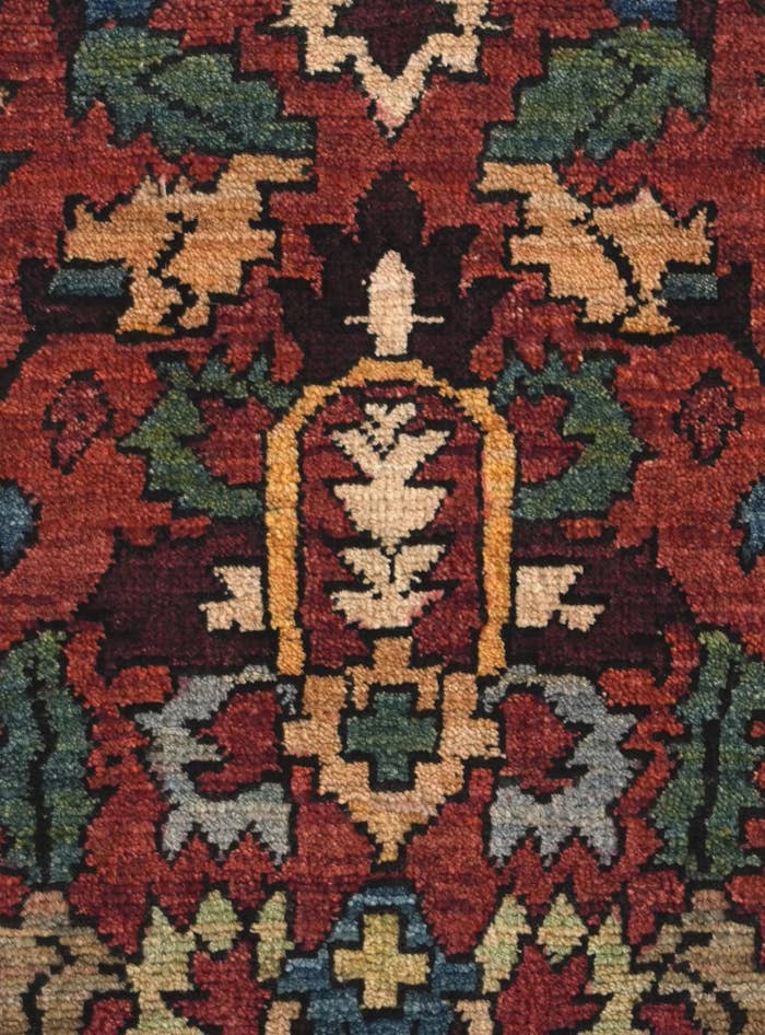 Detail image of 1' 7 x 3' 3 Hand Knotted Ariana Ziegler Rug