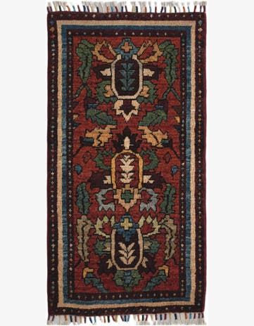 1' 7 x 3' 3 Hand Knotted Ariana Ziegler Rug