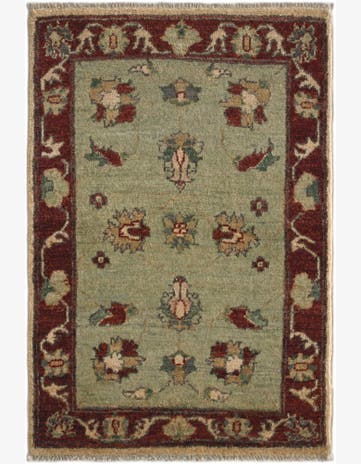 1' 10 x 2' 11 Hand Knotted Ariana Ziegler Rug