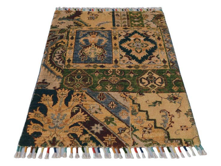 Detail image of 1' 11 x 2' 11 Hand Knotted Ariana Ziegler Rug
