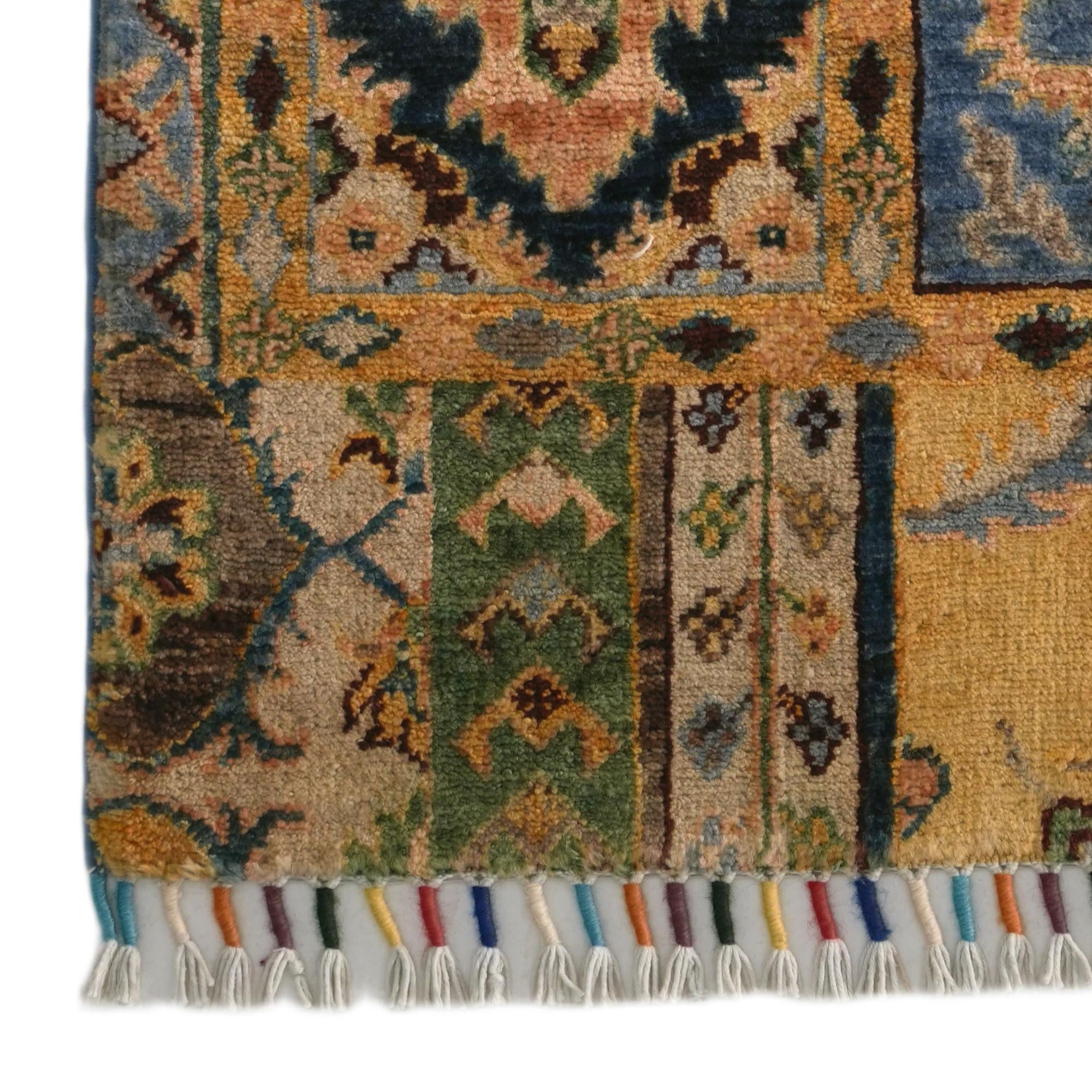 1' 11 x 2' 11 Hand Knotted Ariana Ziegler Rug