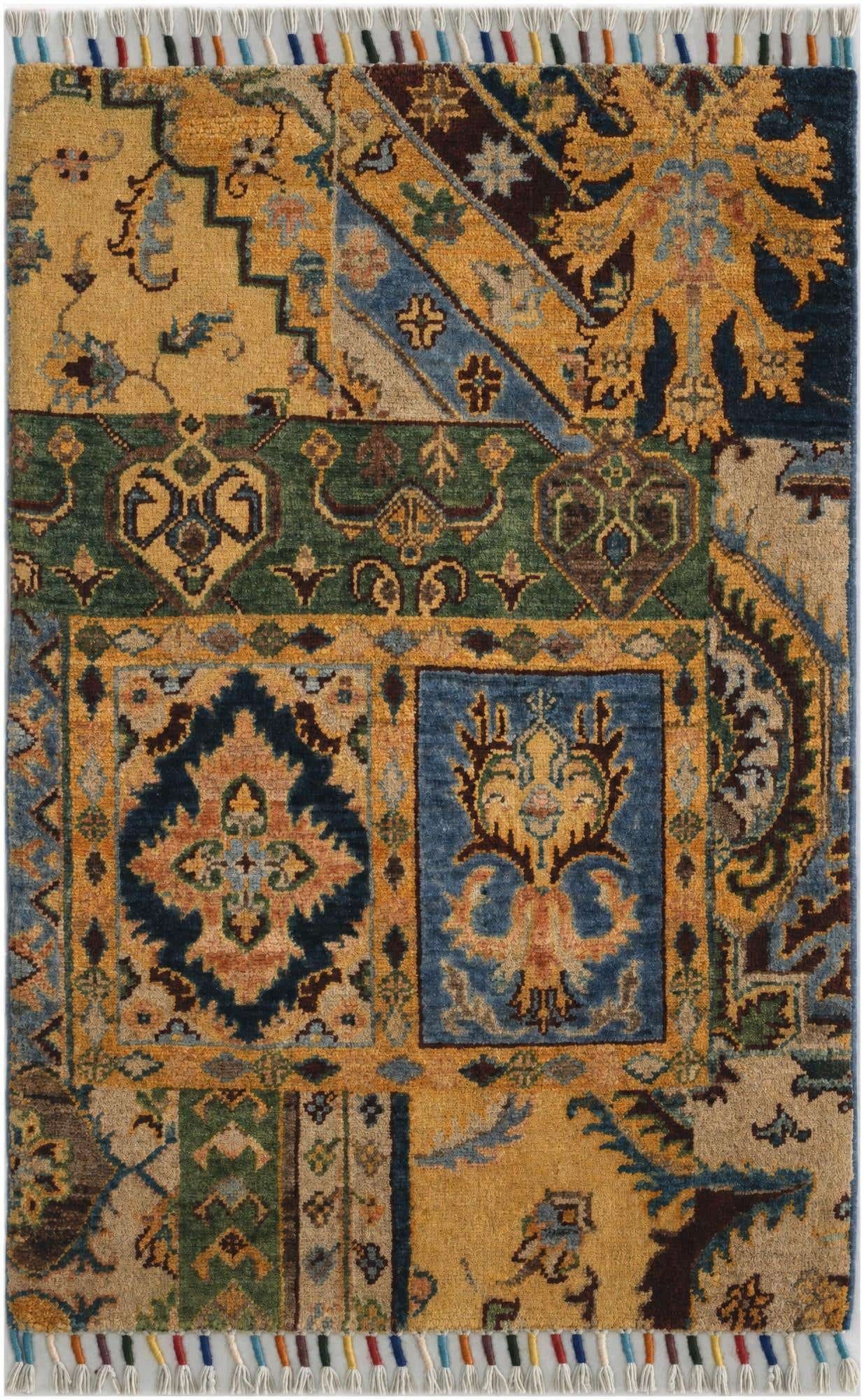 1' 11 x 2' 11 Hand Knotted Ariana Ziegler Rug