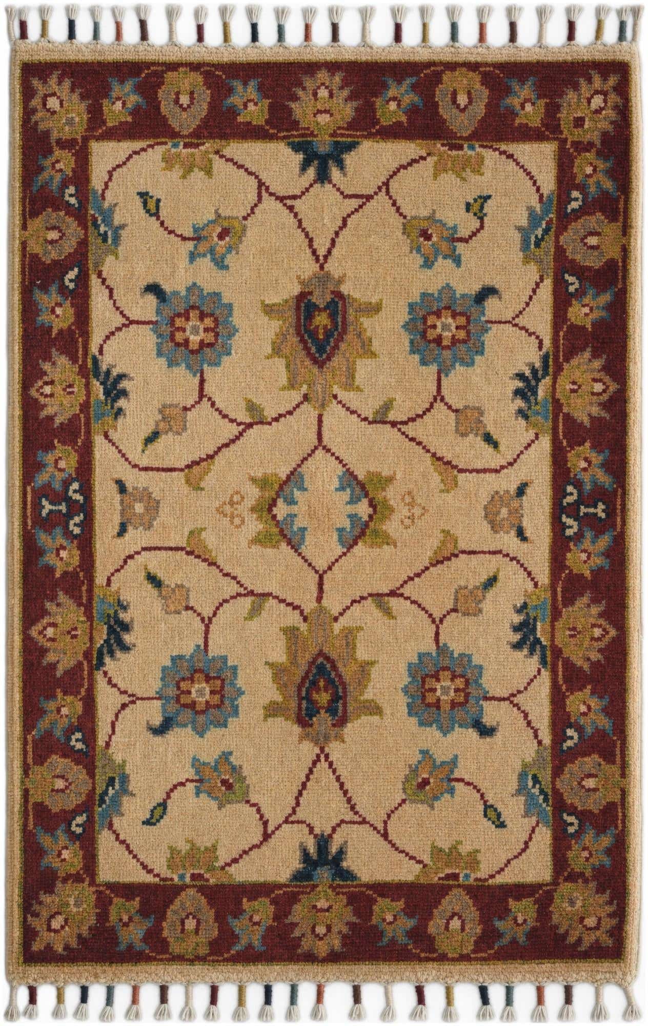 1' 11 x 2' 11 Hand Knotted Ariana Ziegler Rug