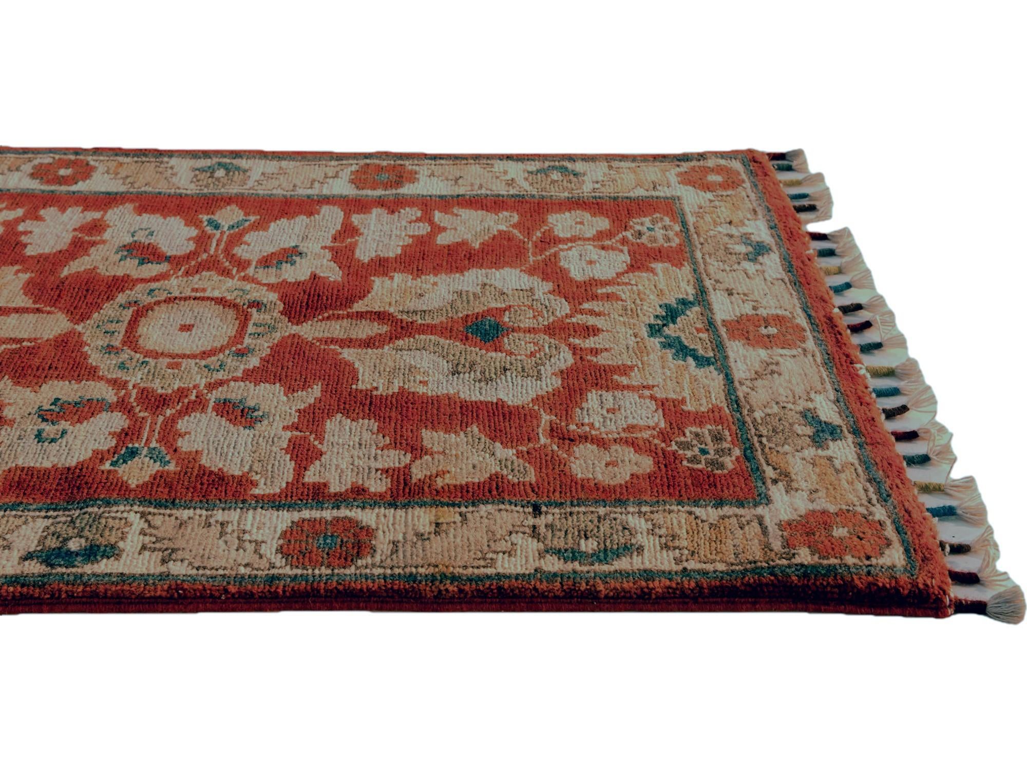 1' 9 x 3' 3 Hand Knotted Ariana Ziegler Rug