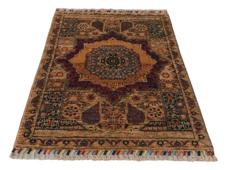 Detail image of 2' x 3' 3 Hand Knotted Ariana Ziegler Rug