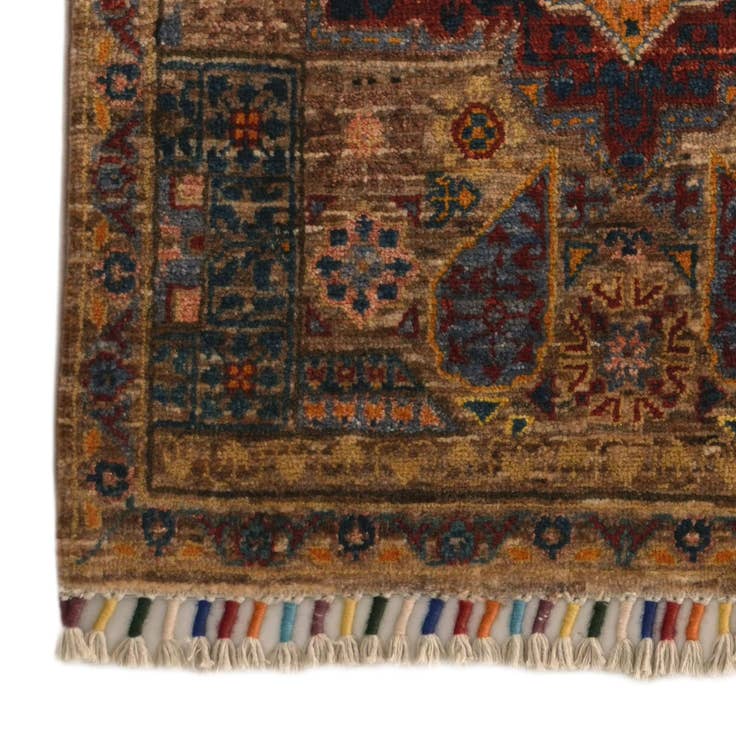 Detail image of 2' x 3' 3 Hand Knotted Ariana Ziegler Rug