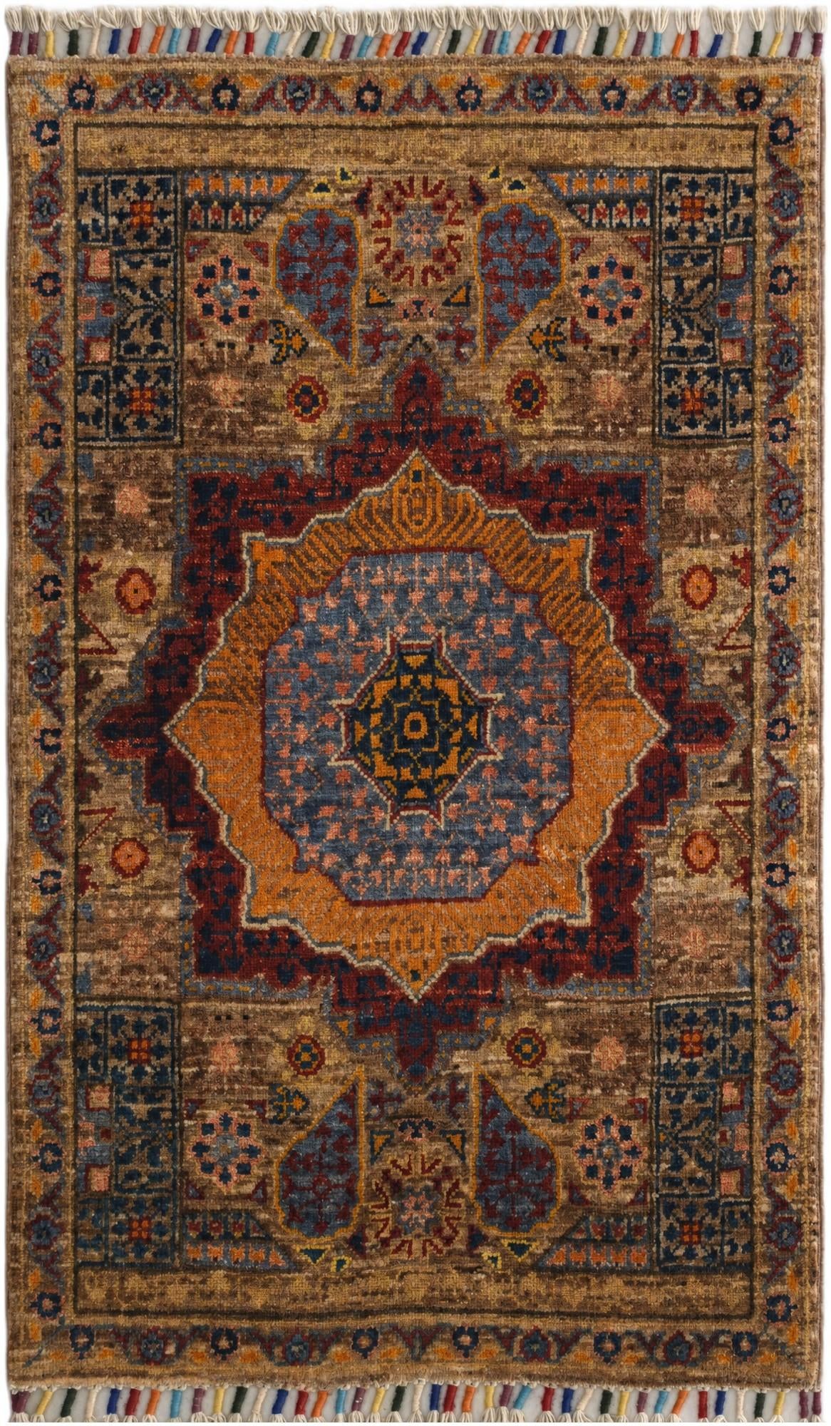 2' x 3' 3 Hand Knotted Ariana Ziegler Rug