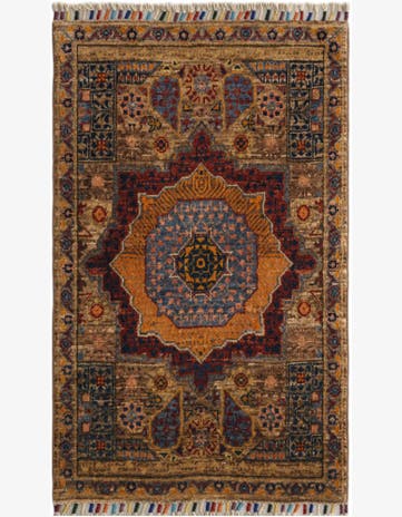 2' x 3' 3 Hand Knotted Ariana Ziegler Rug