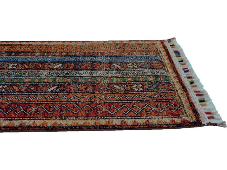 Detail image of 1' 7 x 3' 3 Hand Knotted Ariana Ziegler Rug