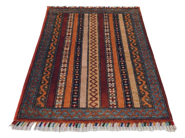 2' x 3' 1 Hand Knotted Ariana Ziegler Rug