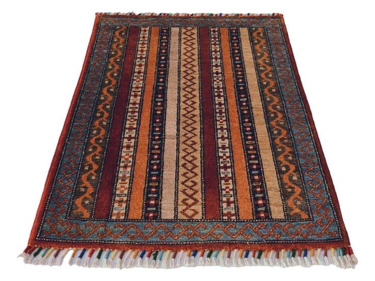 Detail image of 2' x 3' 1 Hand Knotted Ariana Ziegler Rug