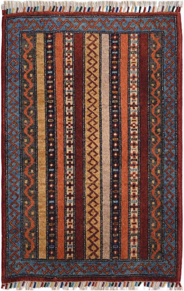 2' x 3' 1 Hand Knotted Ariana Ziegler Rug
