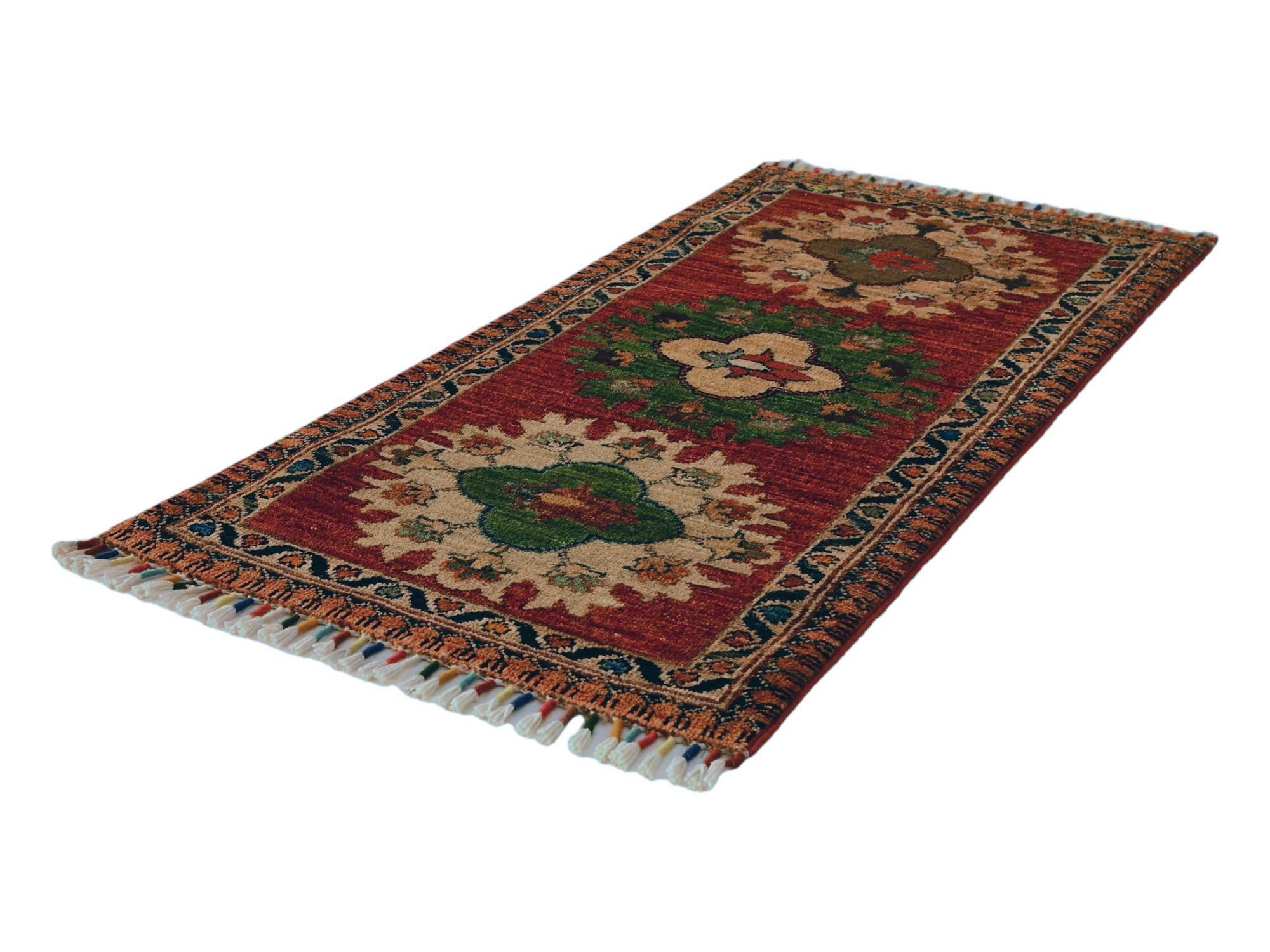 1' 8 x 3' 4 Hand Knotted Ariana Ziegler Rug