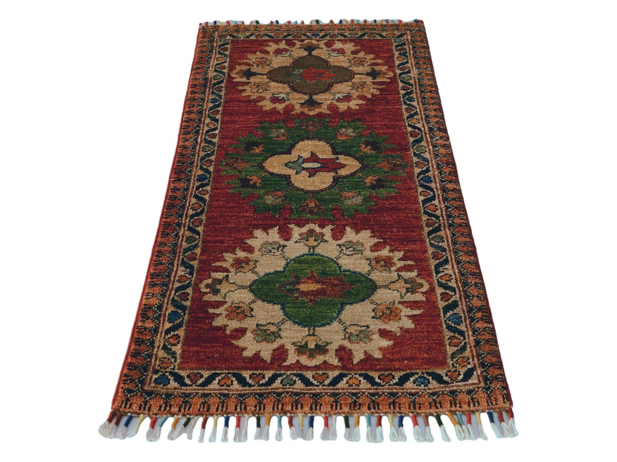 1' 8 x 3' 4 Hand Knotted Ariana Ziegler Rug
