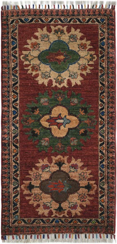 1' 8 x 3' 4 Hand Knotted Ariana Ziegler Rug