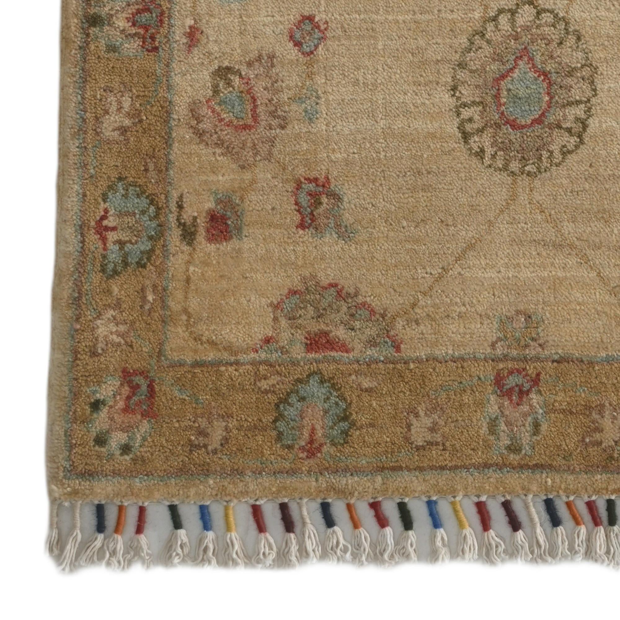 2' 1 x 2' 11 Hand Knotted Ariana Ziegler Rug