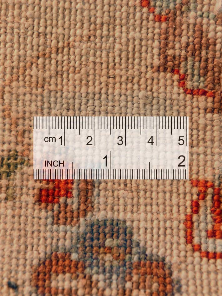 Detail image of 2' 1 x 2' 11 Hand Knotted Ariana Ziegler Rug