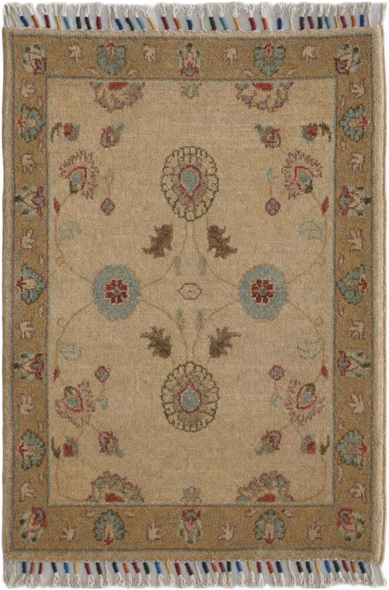 2' 1 x 2' 11 Hand Knotted Ariana Ziegler Rug