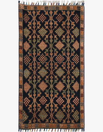 1' 8 x 3' 3 Hand Knotted Ariana Ziegler Rug