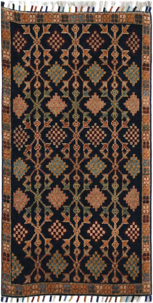 1' 8 x 3' 3 Hand Knotted Ariana Ziegler Rug