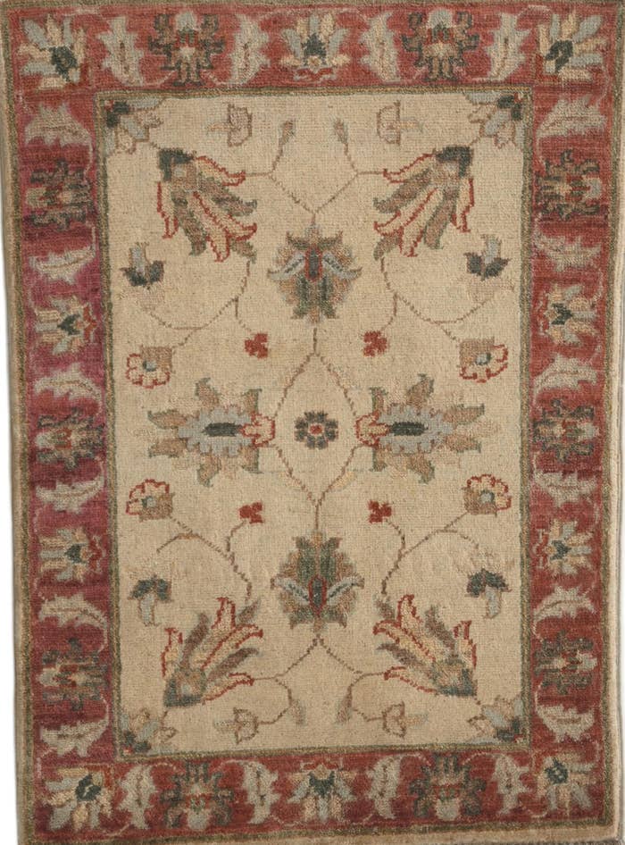 Detail image of 2' 1 x 2' 11 Hand Knotted Ariana Ziegler Rug