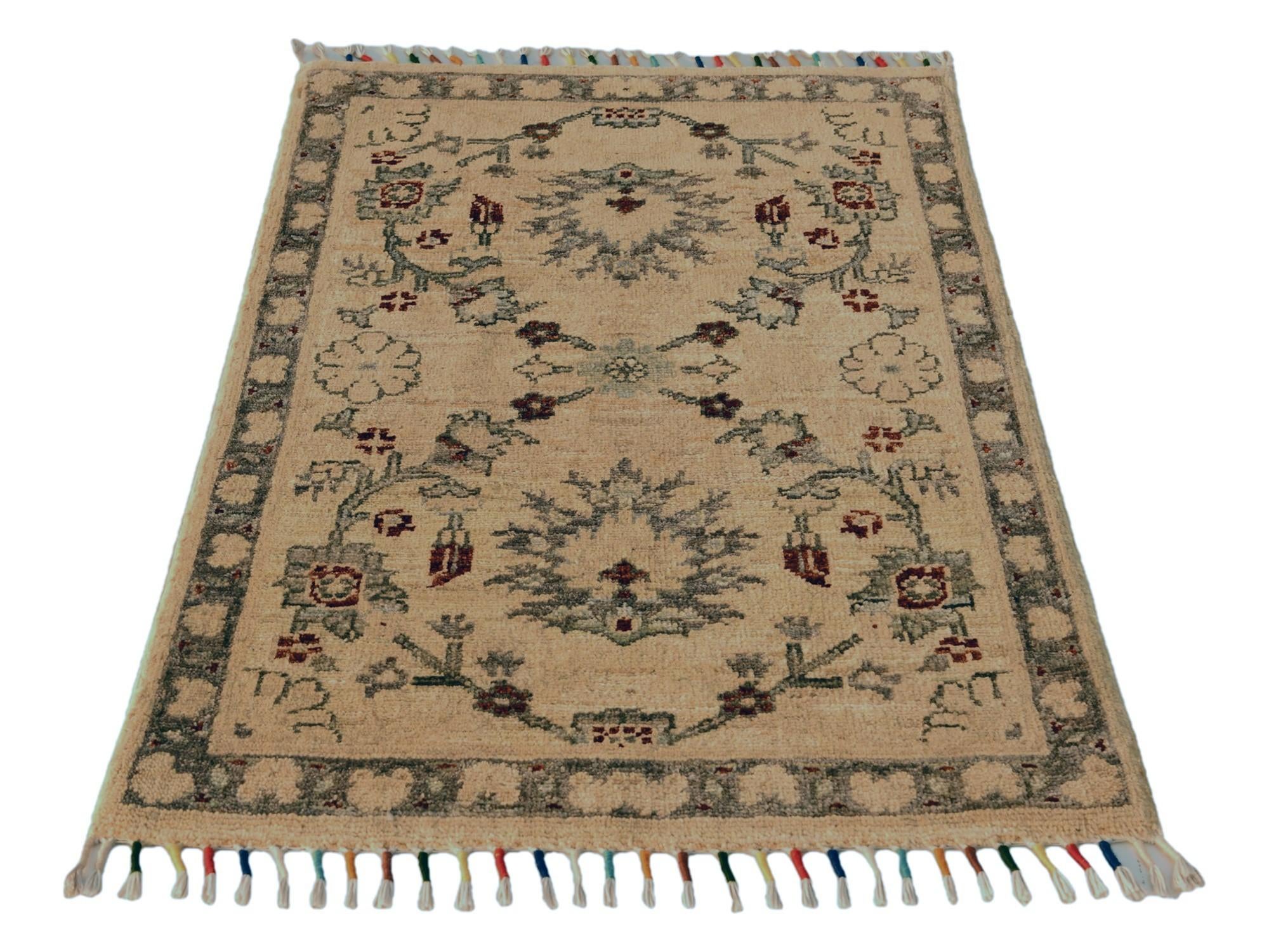 2' x 3' Hand Knotted Ariana Ziegler Rug