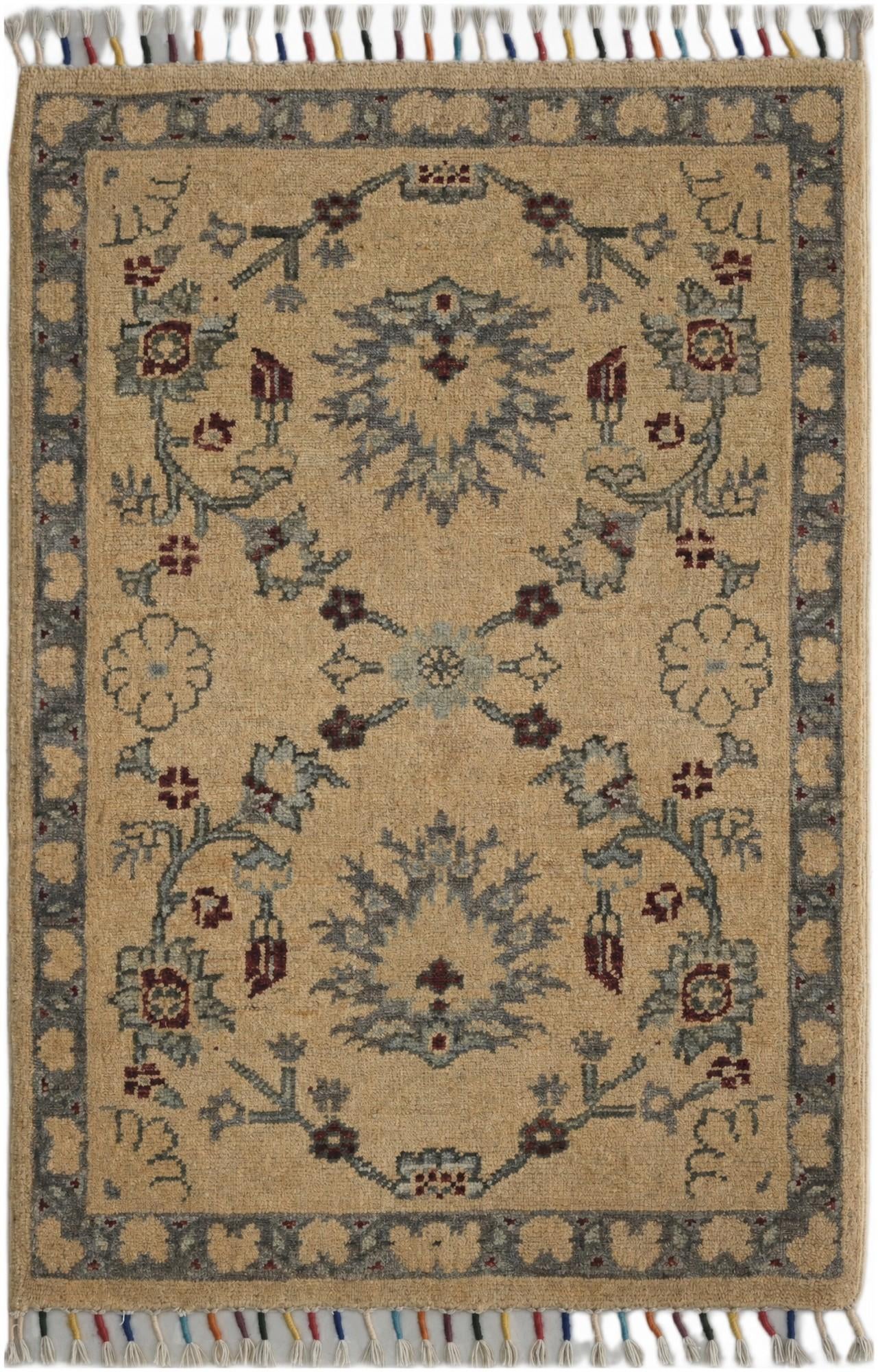 2' x 3' Hand Knotted Ariana Ziegler Rug