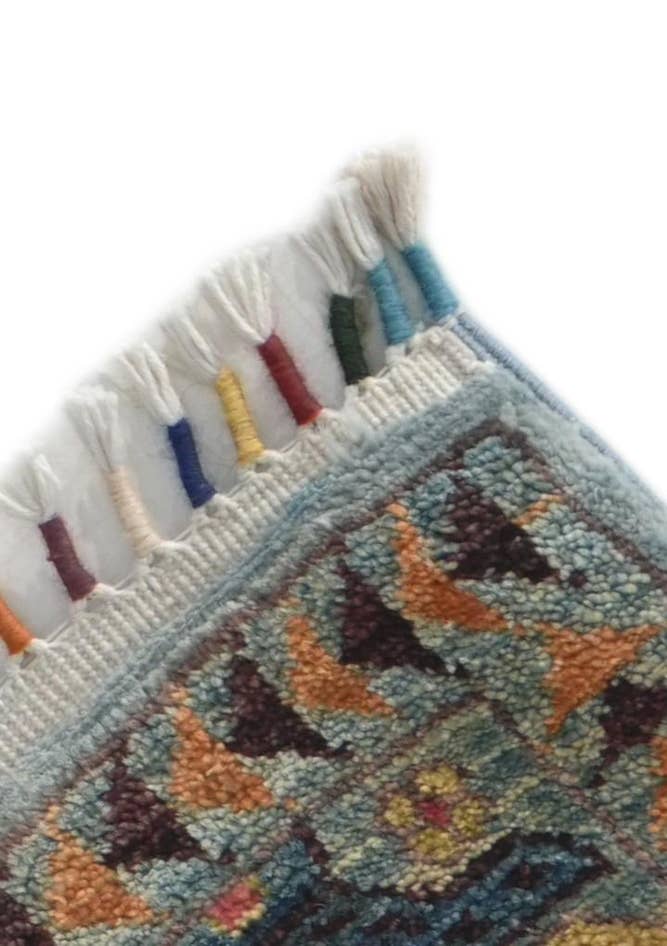 Detail image of 1' 8 x 3' 3 Hand Knotted Ariana Ziegler Rug