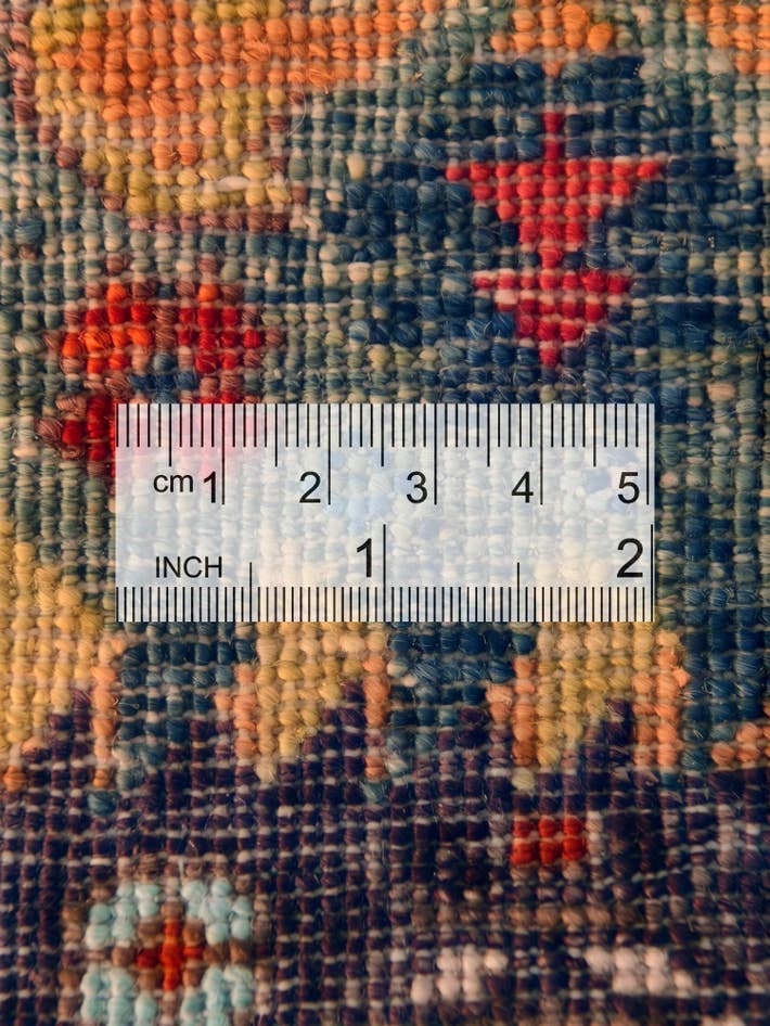 Detail image of 1' 8 x 3' 3 Hand Knotted Ariana Ziegler Rug