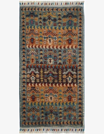 1' 8 x 3' 3 Hand Knotted Ariana Ziegler Rug