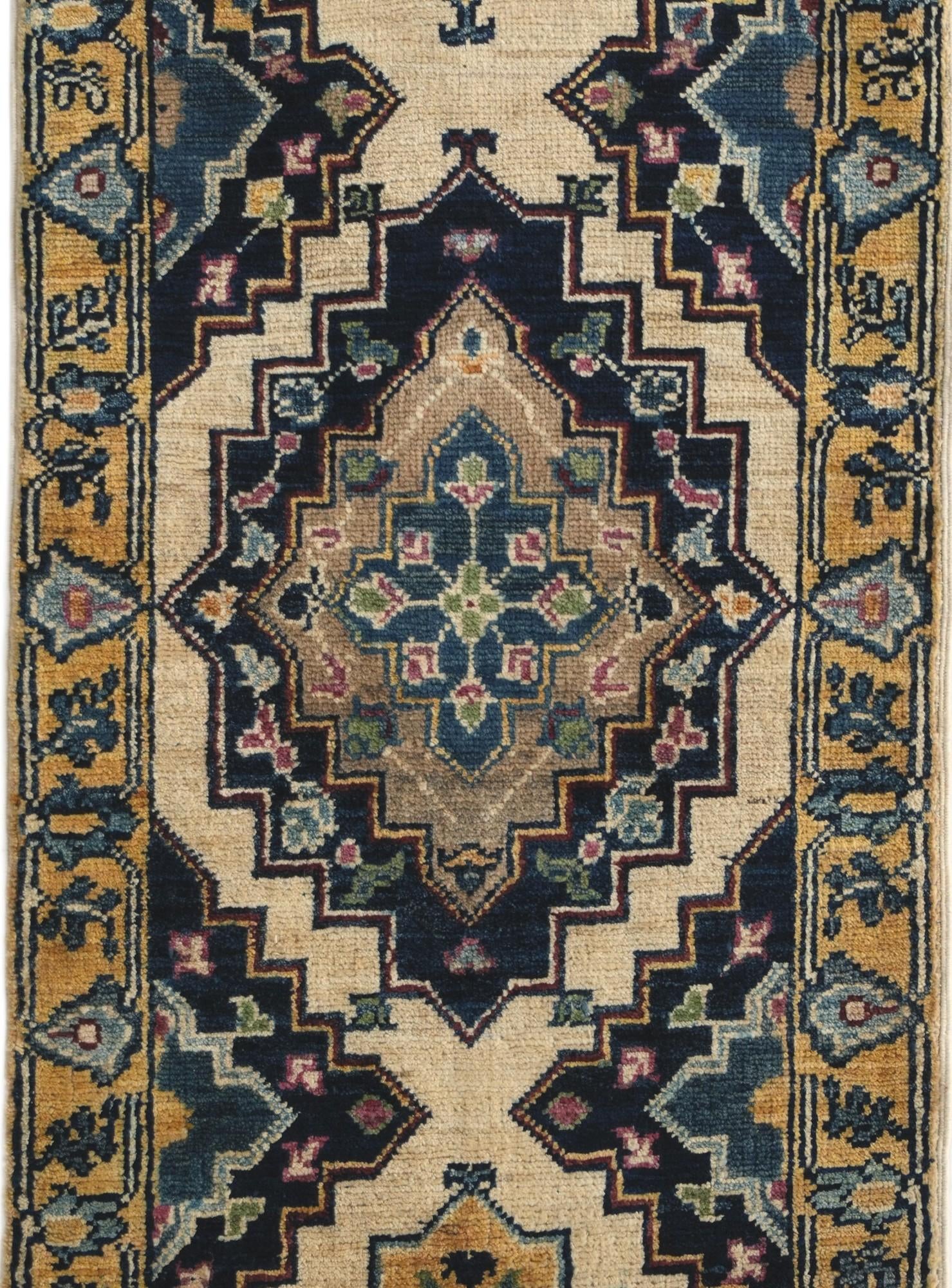 1' 9 x 3' 3 Hand Knotted Ariana Ziegler Rug
