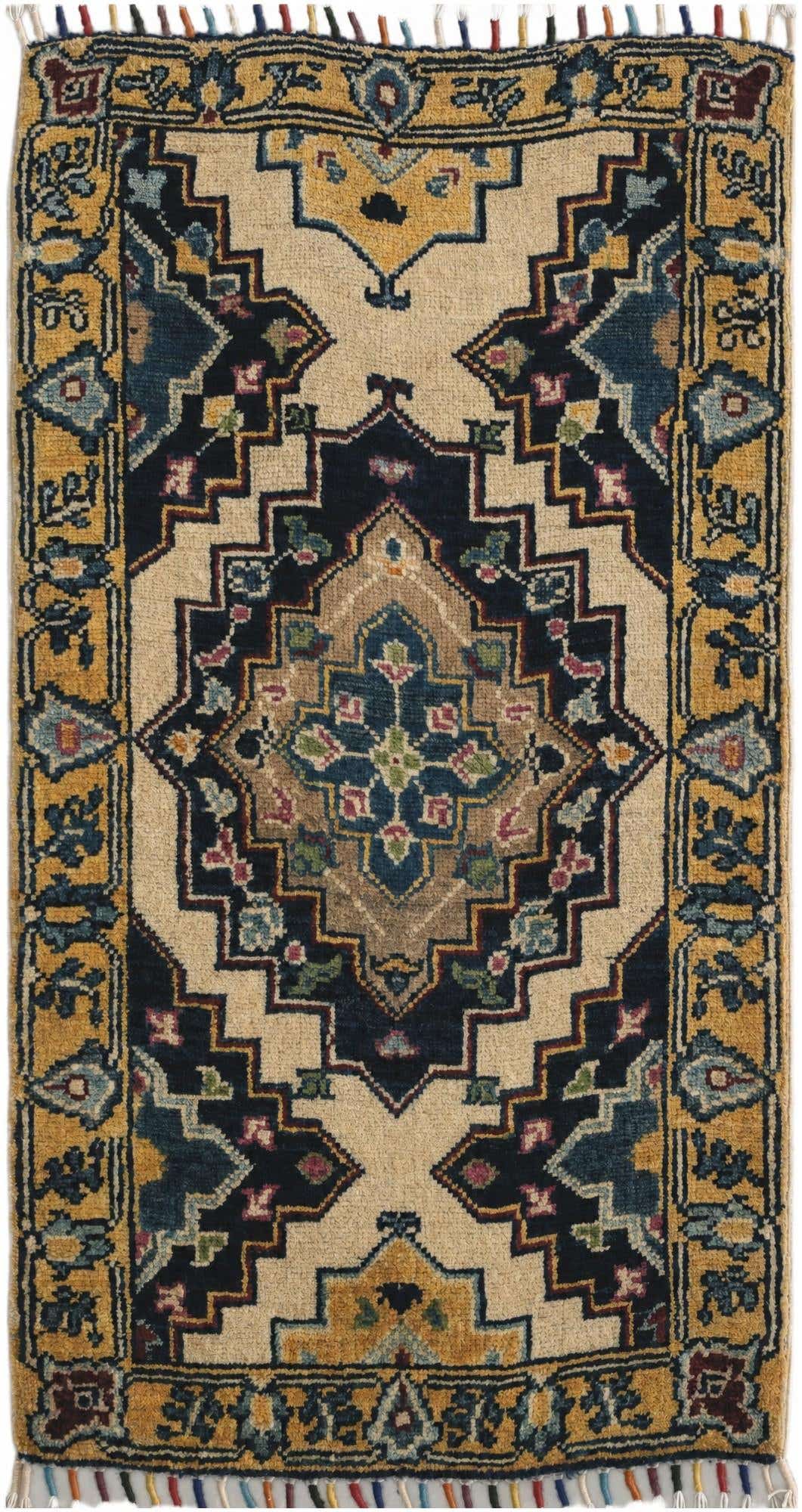 1' 9 x 3' 3 Hand Knotted Ariana Ziegler Rug