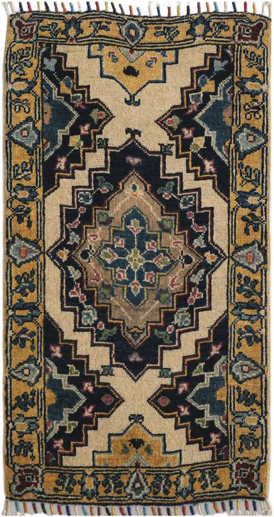 1' 9 x 3' 3 Hand Knotted Ariana Ziegler Rug