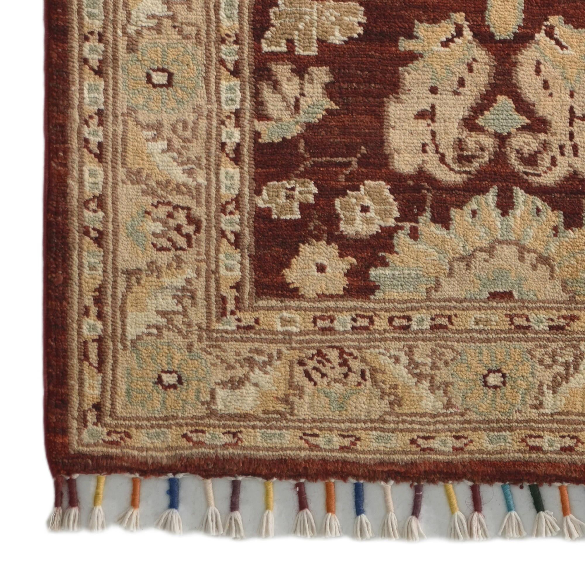 1' 11 x 2' 9 Hand Knotted Ariana Ziegler Rug