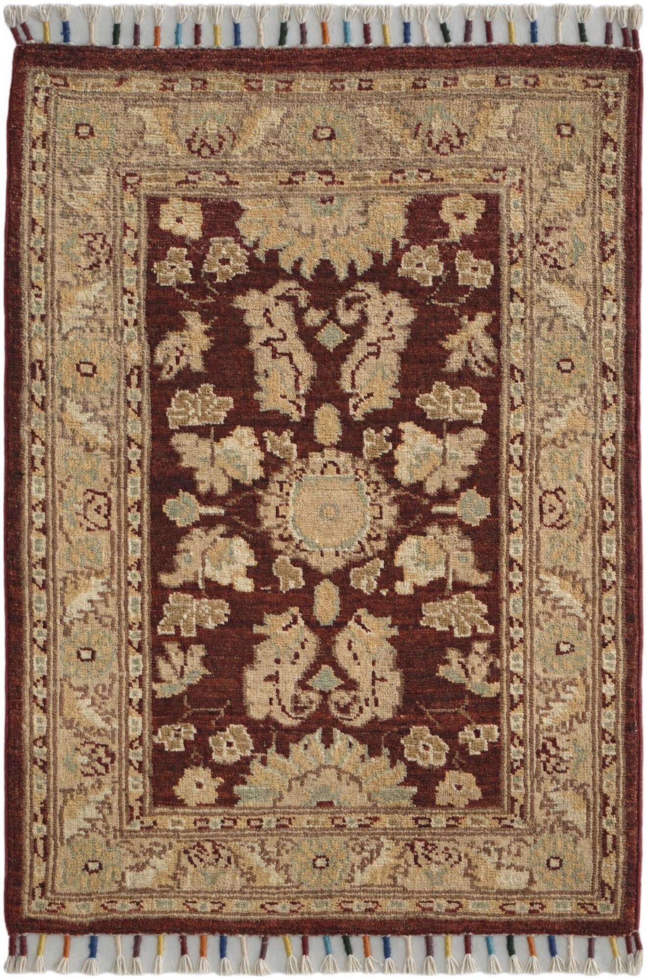 1' 11 x 2' 9 Hand Knotted Ariana Ziegler Rug