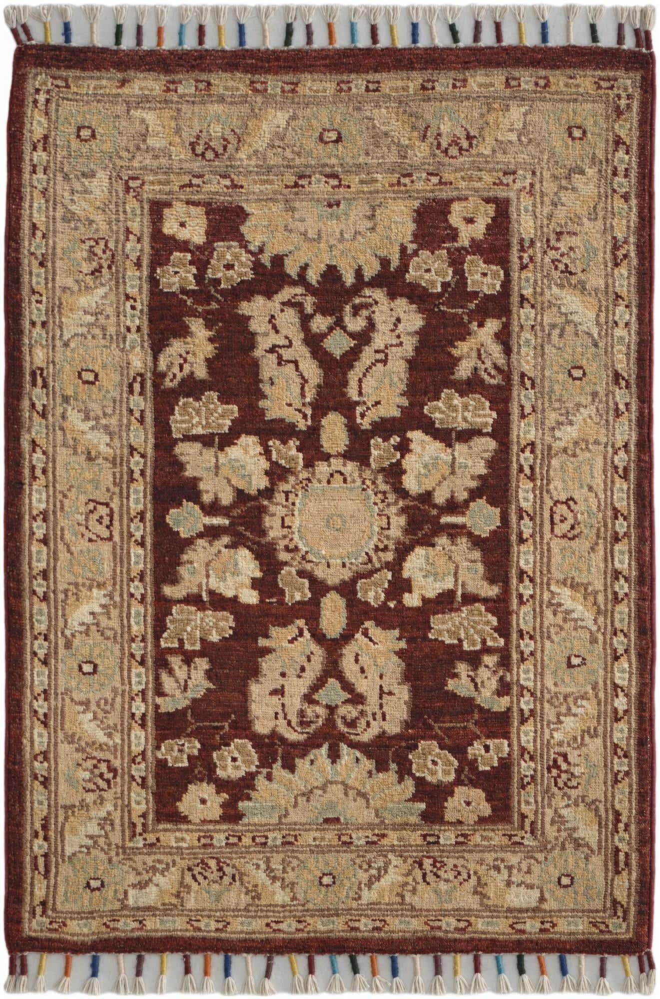 1' 11 x 2' 9 Hand Knotted Ariana Ziegler Rug