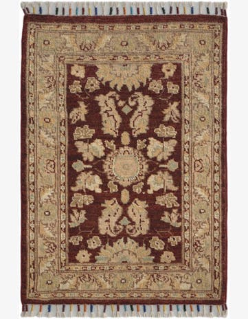 1' 11 x 2' 9 Hand Knotted Ariana Ziegler Rug