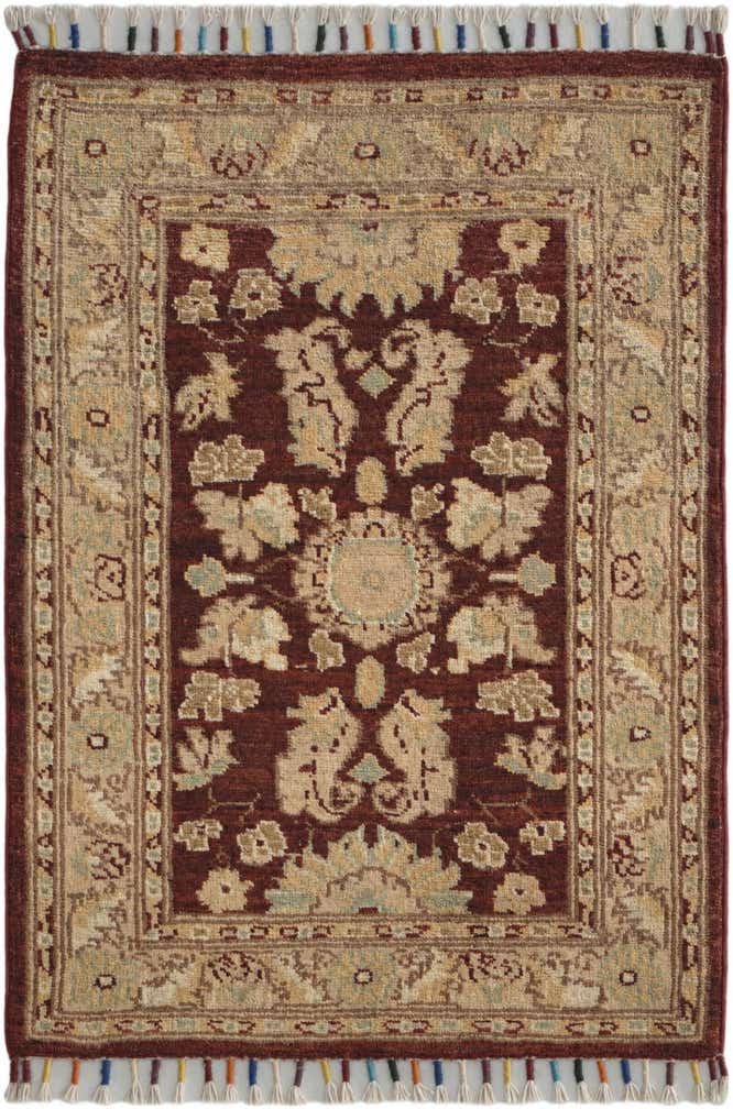 1' 11 x 2' 9 Hand Knotted Ariana Ziegler Rug