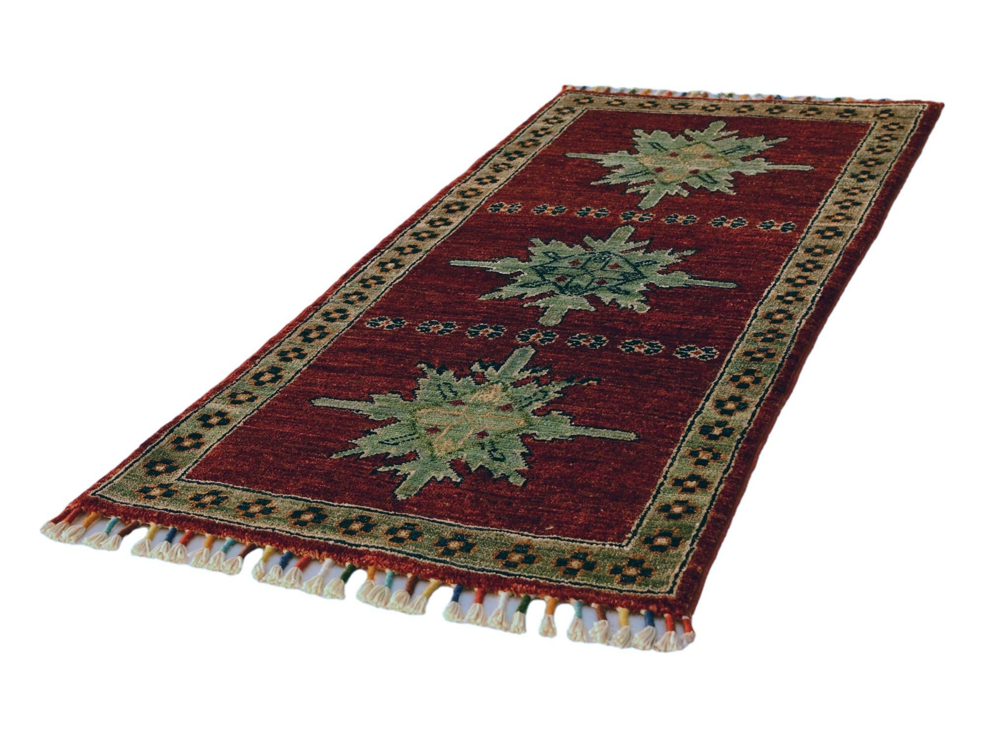 1' 7 x 3' 4 Hand Knotted Ariana Ziegler Rug